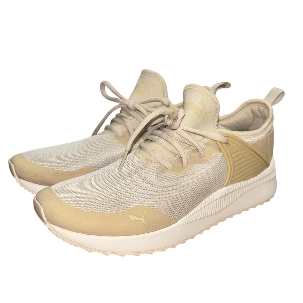 PUMA Pacer Next Cage Beige, Tan, Off White - Women’s Sneakers Running Tennis 8.5 - Picture 5 of 13